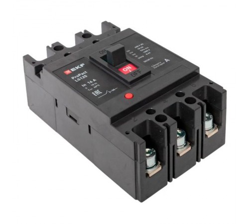 Выключатель автоматический LS125 18кА 3P 16А ProPact  mccb-125-18-3-16-ls  EKF