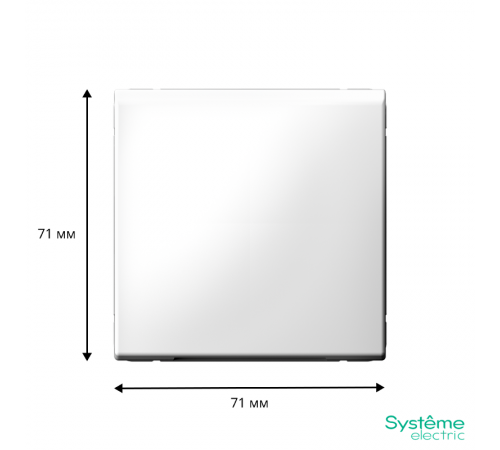 ArtGallery Белый Вывод Кабеля, механизм  GAL000199  SE