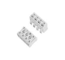 Клемма пружинная соединительная КСП 4-полюсная (50 шт./уп.)  07-6216  REXANT