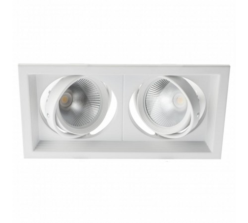 Светильник светодиодный встраиваемый карданный SKD-12-36-40K-W09 2х9Вт 1620Лм 4000K 225х130х100  Б0049770  ЭРА