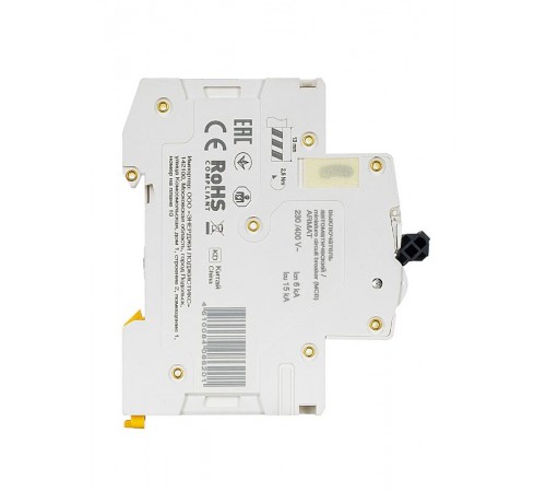 Выключатель автоматический однополюсный M06N 1P D 16А 6кА ARMAT  AR-M06N-1-D016  IEK