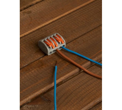 Строительно-монтажная клемма СМК 222-415 многоразовая (аналог Wago 222-415)  UKZ-001-415  IEK