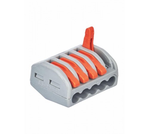 Строительно-монтажная клемма СМК 222-415 многоразовая (аналог Wago 222-415)  UKZ-001-415  IEK