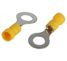 Наконечник кольцевой ЭРА NO-225-27 НКИ 6.0-8 с изолированным фланцем (упаковка 10 шт.)   Б0063334  ЭРА