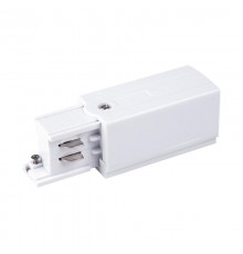 Ввод питания левый для трехфазного шинопровода осветительного (белый) TRP-1-3-L-WH  a039545  Elektrostandard