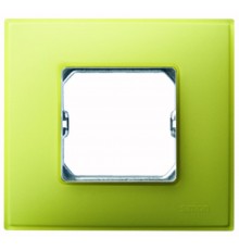 Simon 27 Рамка декоративная, 3 поста, (+суппорт), S27 Neos, Матовый, лимонный  27773-61  Simon