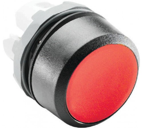 Кнопка MP1-10R красная (только корпус) без подсветки без фиксаци и  1SFA611100R1001  ABB