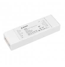 INTELLIGENT ARLIGHT Диммер SMART-PWM-105-72-RGB-MIX-PD-SUF (12-48V, 5x6A, ZB, 2.4G) (IARL, IP20 Пластик, 5 лет)  037344  Arlight