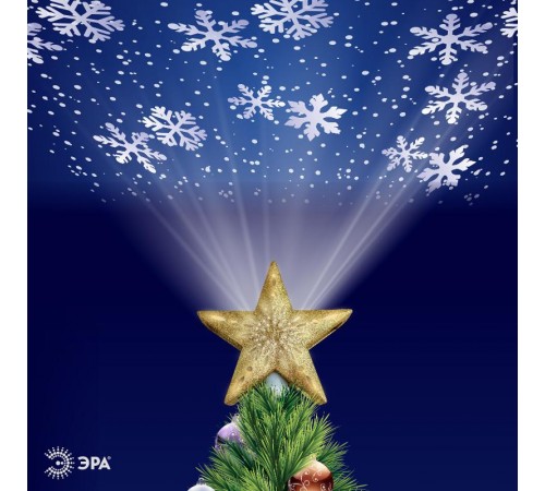 Елочная верхушка-проектор Звезда ENIOP-07   (6/144)  Б0047978  ЭРА