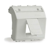 Brava слоновая кость Адаптер для информационных разъемов Keystone 2 мод.  75613S  DKC