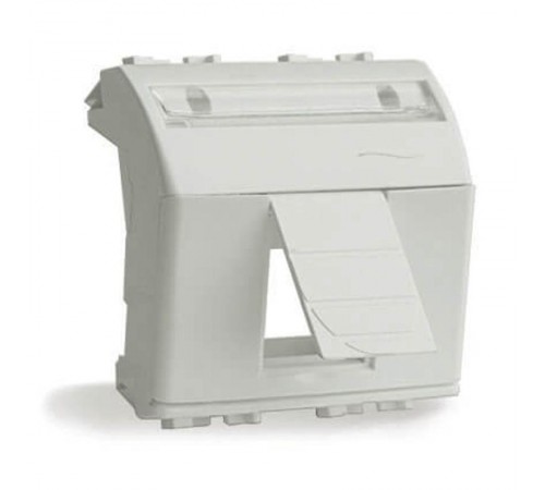 Brava слоновая кость Адаптер для информационных разъемов Keystone 2 мод.  75613S  DKC