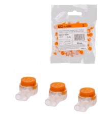 Соединительная клемма скотч-лок К-2, (d=0,4-0,9 мм), D=2,08 мм (50 шт)  SQ0520-0202  TDM