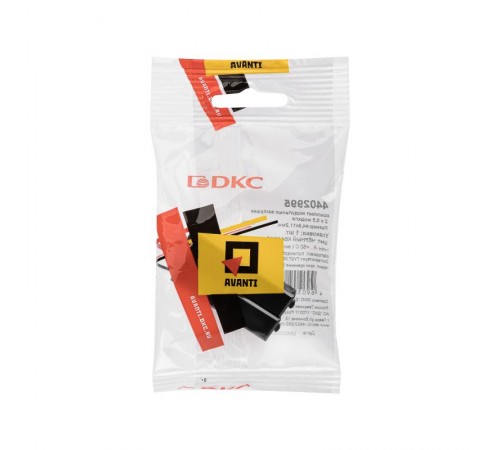 Комплект модульных заглушек "Avanti", "Черный квадрат", 0,5 модуля 2штуки  4402995  DKC