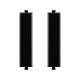Комплект модульных заглушек "Avanti", "Черный квадрат", 0,5 модуля 2штуки  4402995  DKC