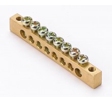 Шина нулевая 8 групп/крепеж по краям, сеч. 6x9 м  32002DEK  DEKraft