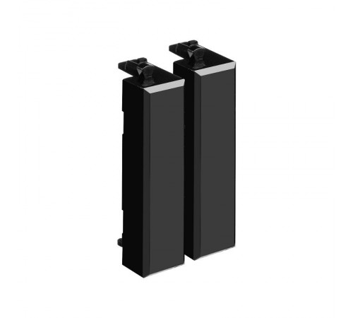 Комплект модульных заглушек "Avanti", "Черный квадрат", 0,5 модуля 2штуки  4402995  DKC