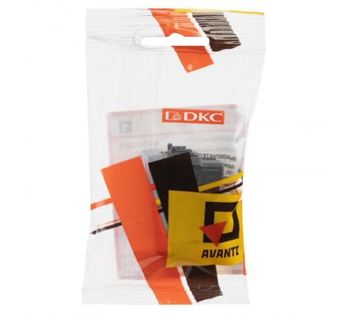 Выключатель модульный "Avanti", "Закаленная сталь", 1 модуль  4404101  DKC