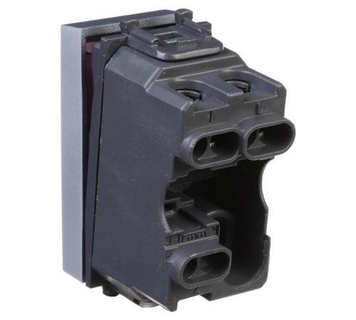 Выключатель модульный "Avanti", "Закаленная сталь", 1 модуль  4404101  DKC