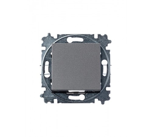 ABB Levit Сталь / дымчатый чёрный Переключатель 1-кл.  3559H-A06445 69W  2CHH590645A6069  ABB