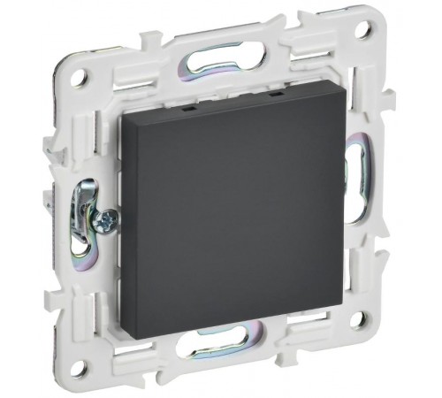 SKANDY Заглушка с суппортом SK-C01G графит  SK-PL10-K53  IEK