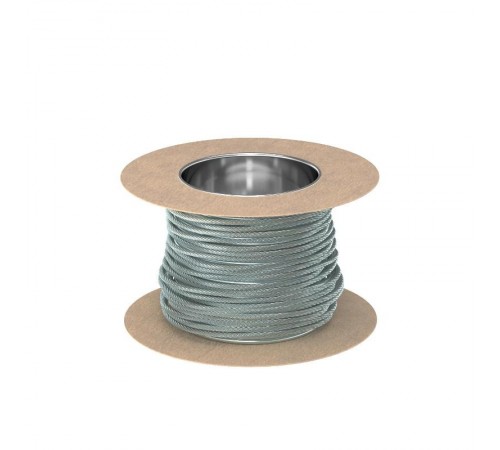 Трос стальной QW R 2 100 G на катушке, D 2 х10 000 мм ( QW R 2 100 G )  1450021  OBO Bettermann