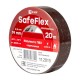 Изолента ПВХ коричневая 19мм 20м серии SafeFlex  plc-iz-sf-br  EKF