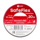 Изолента ПВХ коричневая 19мм 20м серии SafeFlex  plc-iz-sf-br  EKF