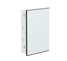 Корпус ArtShell Elegance встраиваемый силовой 28 модулей, белая дверь из закаленного стекла  artshell-e-28p-cw EKF