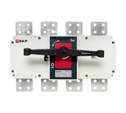 Рубильник-выключатель 1250A 4P c рукояткой управления для прямой установки PowerSwitch  psds-1250-4  EKF