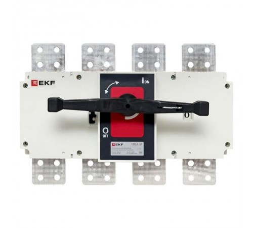 Рубильник-выключатель 1250A 4P c рукояткой управления для прямой установки PowerSwitch  psds-1250-4  EKF