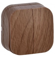 ВС20-2-0-ХД Выключ. 2-кл. о/у 10А GLORY дуб  EVH20-K24-10  IEK