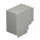 Крышка плоского угла кабельного канала WDK 100x130 мм (ПВХ,серый) (WDK HF100130GR)  6024637  OBO Bettermann
