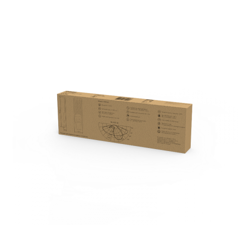 Светильник светодиодный консольный Avenue 120W 11000lm 3000K 190-250V IP65 546*170*67мм черный КСС "Ш" LED 1/5  629534120  Gauss