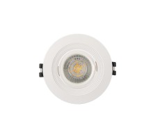 Светильник светодиодный встраиваемый DK3029-WH , IP20, 10Вт, GU5.3, LED, белый, пластик  DK3029-WH  DENKIRS