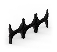 Кластер для двустенных труб d200 мм, тройной, двухсторонний (20 шт/кор)  PR13.02584  Промрукав