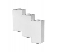 Светильник уличный светодиодный, 6*1W, 600Lm, 3000K, белый DH110  48314  FERON