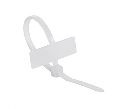Хомут под маркер nylon 100x2,5 мм 100 шт. белый  07-0106  REXANT