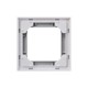 ABB Levit Серый / белый Рамка 1-ая  3901H-A05010 16W  2CHH015010A6016  ABB