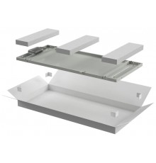 LINEA N Панель задняя 600мм шкафа 18U сер.  LN35-18U6X-ZM  ITK