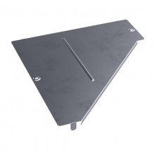 Крышка переходника левого Стандарт INOX (AISI 316) 500х150  PR16.5585  Промрукав