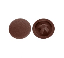 Заглушка для самореза №3 тёмно-коричневая (50 шт) - пакет   108782  Tech-KREP