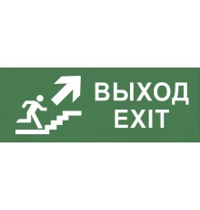 Самоклеющая этикетка INFO-SSA-110 "Выход/лестница вверх/фигура" SSA-101  Б0048479  ЭРА
