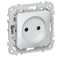 FLITE Розетка без заземления со шторками 10А РСш01-0-ФлЖ жемчуг  FI-R13-10-K36  IEK