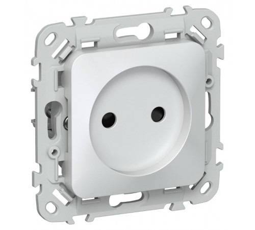 FLITE Розетка без заземления со шторками 10А РСш01-0-ФлЖ жемчуг  FI-R13-10-K36  IEK