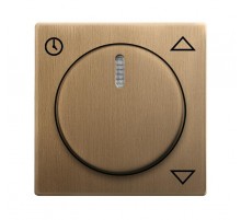 Плата центральная (накладка) для комфортного механизма жалюзи 6419 U, серия Династия, Латунь античная  6430-0-0406   2CKA006430A0406  ABB