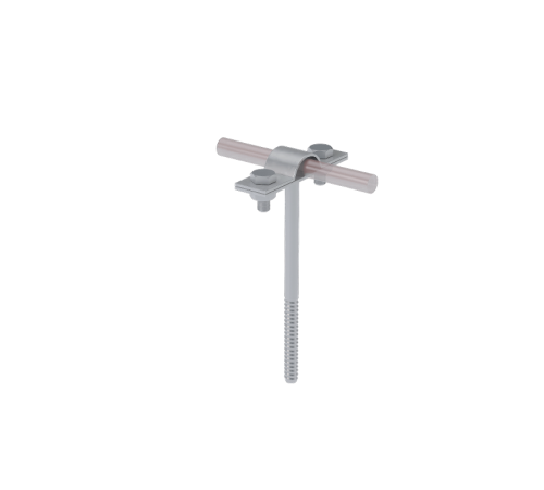 Держатель для прутка  5-10 мм вкручиваемый L500 мм CU  DPV-L500-D5-10 CU  КМ-профиль