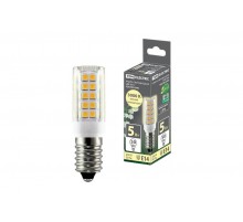 Лампа светодиодная Е14-5 Вт-230 В-3000 К, SMD, 16x54 мм  SQ0340-0340  TDM