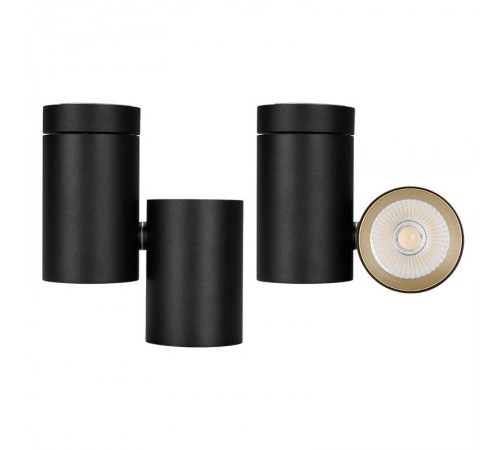 Корпус SP-POLO-SURFACE-TURN-R85 (BK, 1-3, 350mA)  024234  Arlight