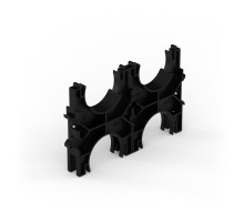 Кластер для двустенных труб d50 мм, двойной, двухсторонний (103 шт/кор)  PR13.02567  Промрукав