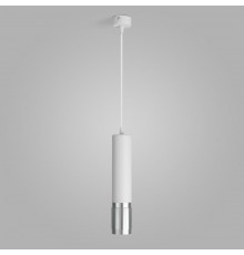 Подвес потолочный DLN108 GU10 белый/серебро Eurosvet  a047739  Elektrostandard